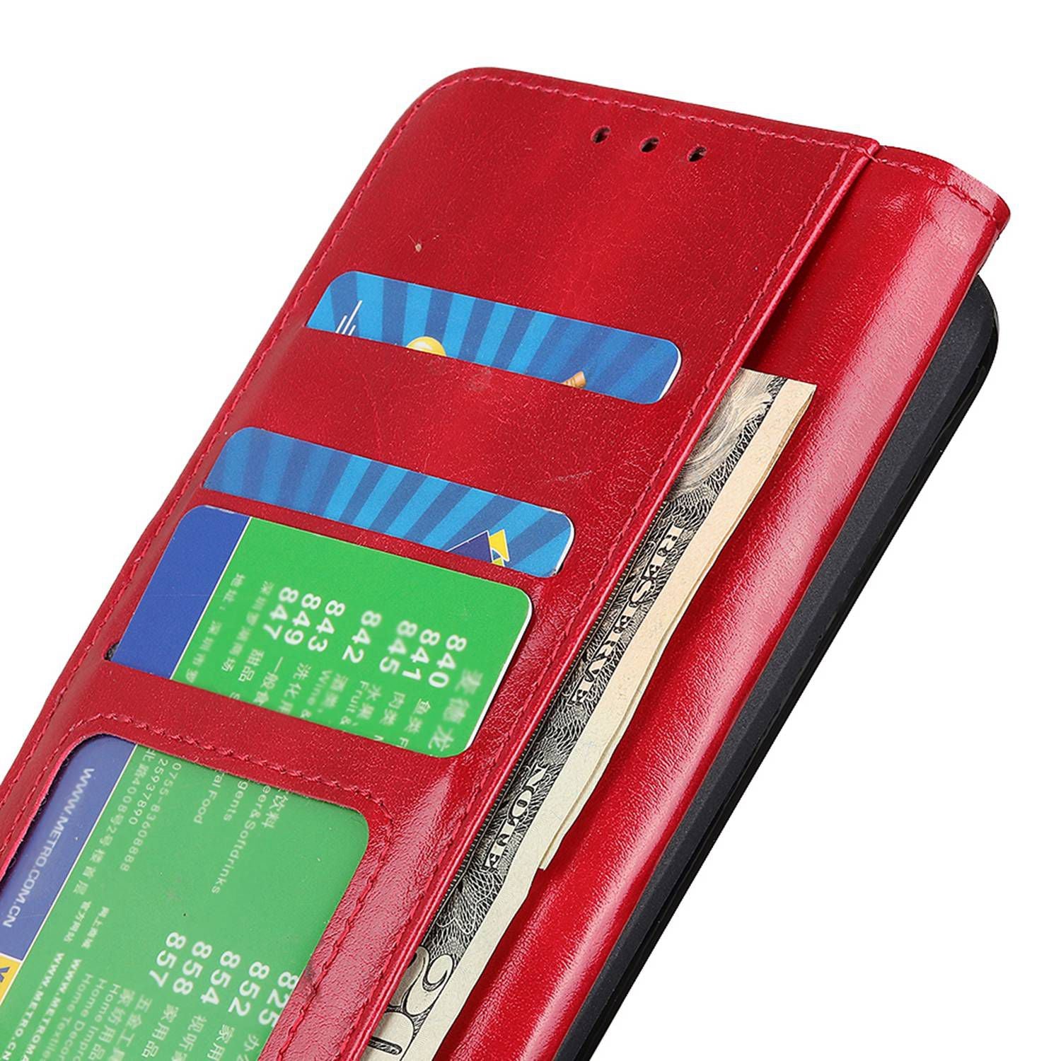 Pungholder telefonetui til Motorola Moto Edge 40 Pro 5G Moto X40 5G Crazy Horse Tekstur Magnetisk lås PU læder TPU stødsikkert cover Pungholder telefonetui til Motorola Moto Edge 40 Pro 5G Moto X40 5G Crazy Horse Tekstur Magnetisk lås PU læder TPU stødsikkert cover